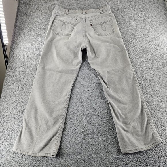 Vintage Levis Action Jeans Mens 40x29 Gray Straight Leg Made USA 90s Pants‎ - Picture 10 of 16